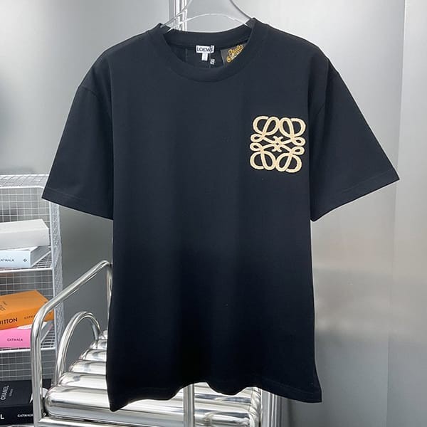 超希少！ロエベ アナグラム Tシャツ コピー コットン 3色 lov71474